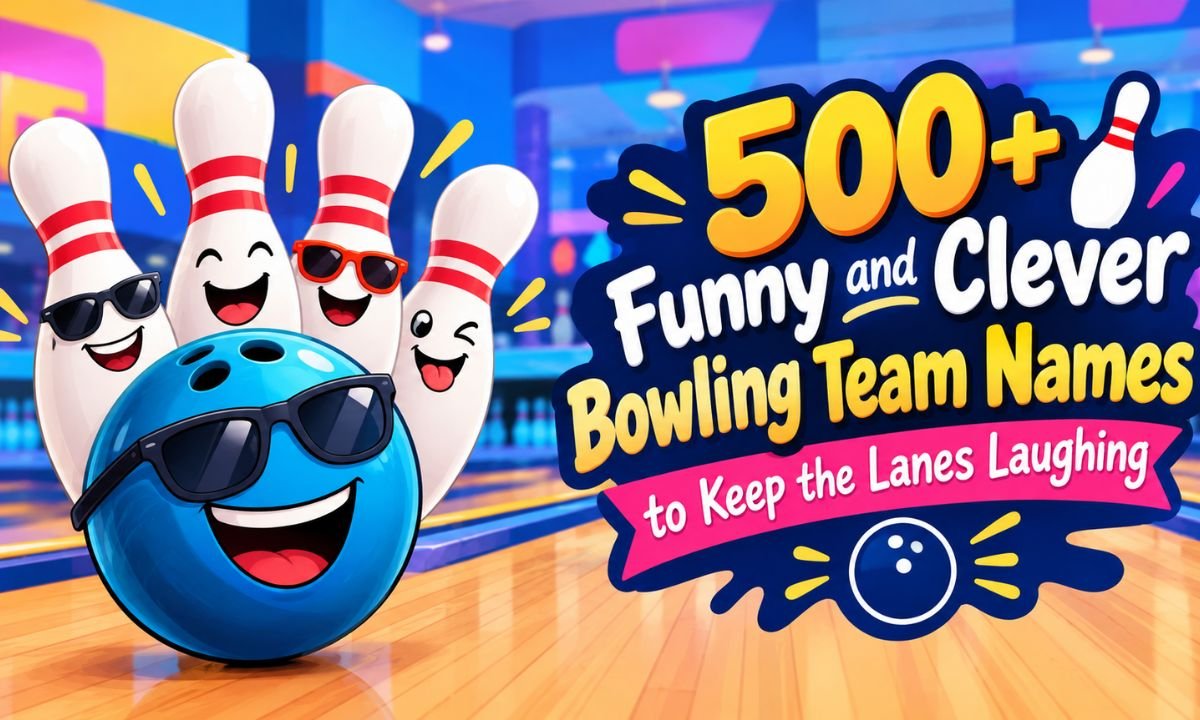 500+ Funny and Clever Bowling Team Names to Keep the Lanes Laughing