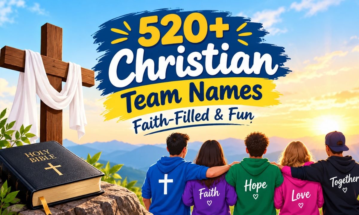 520+ Christian Team Names: Faith-Filled & Fun