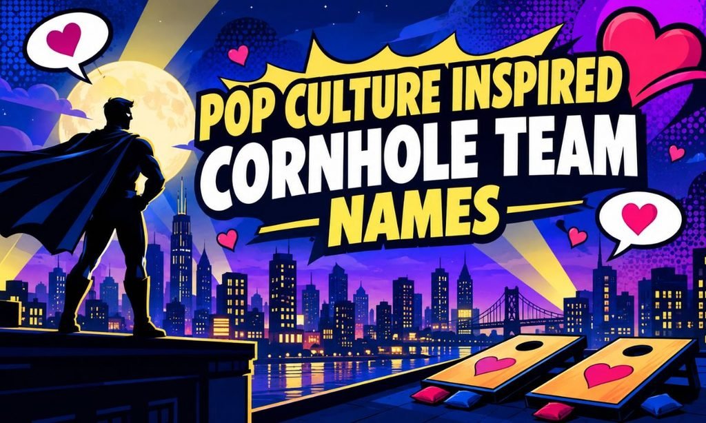 Pop Culture Inspired Cornhole Team Names