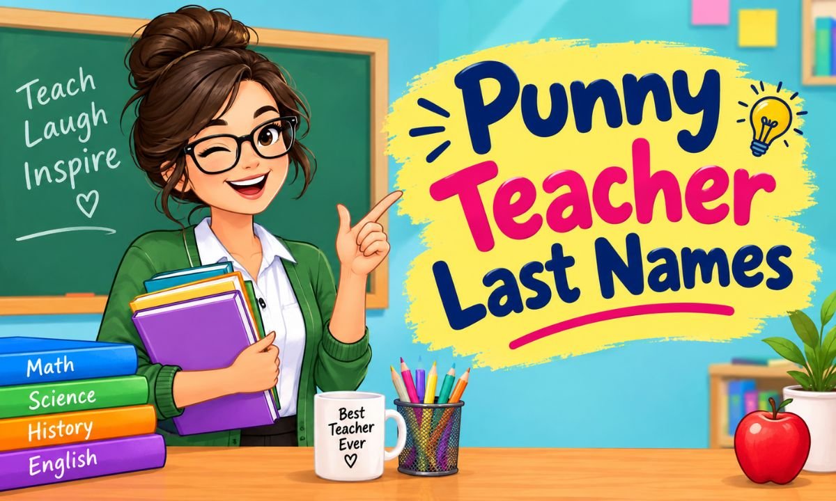 Punny Teacher Last Names