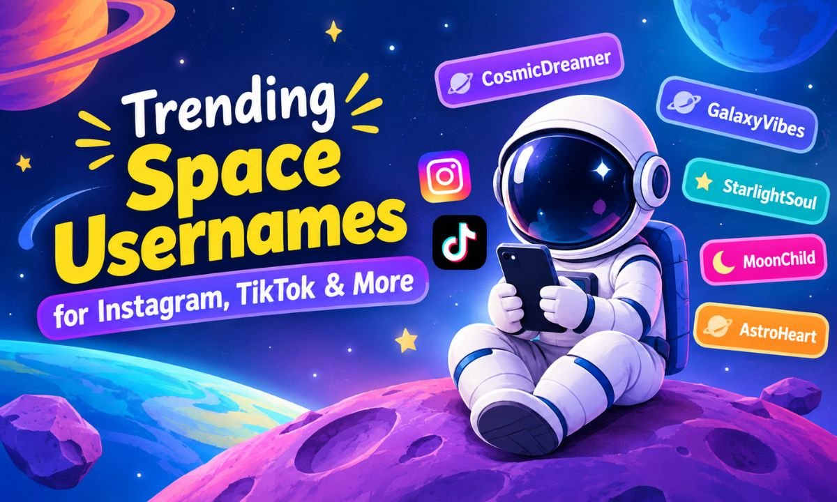 Trending Space Usernames for Instagram TikTok & More